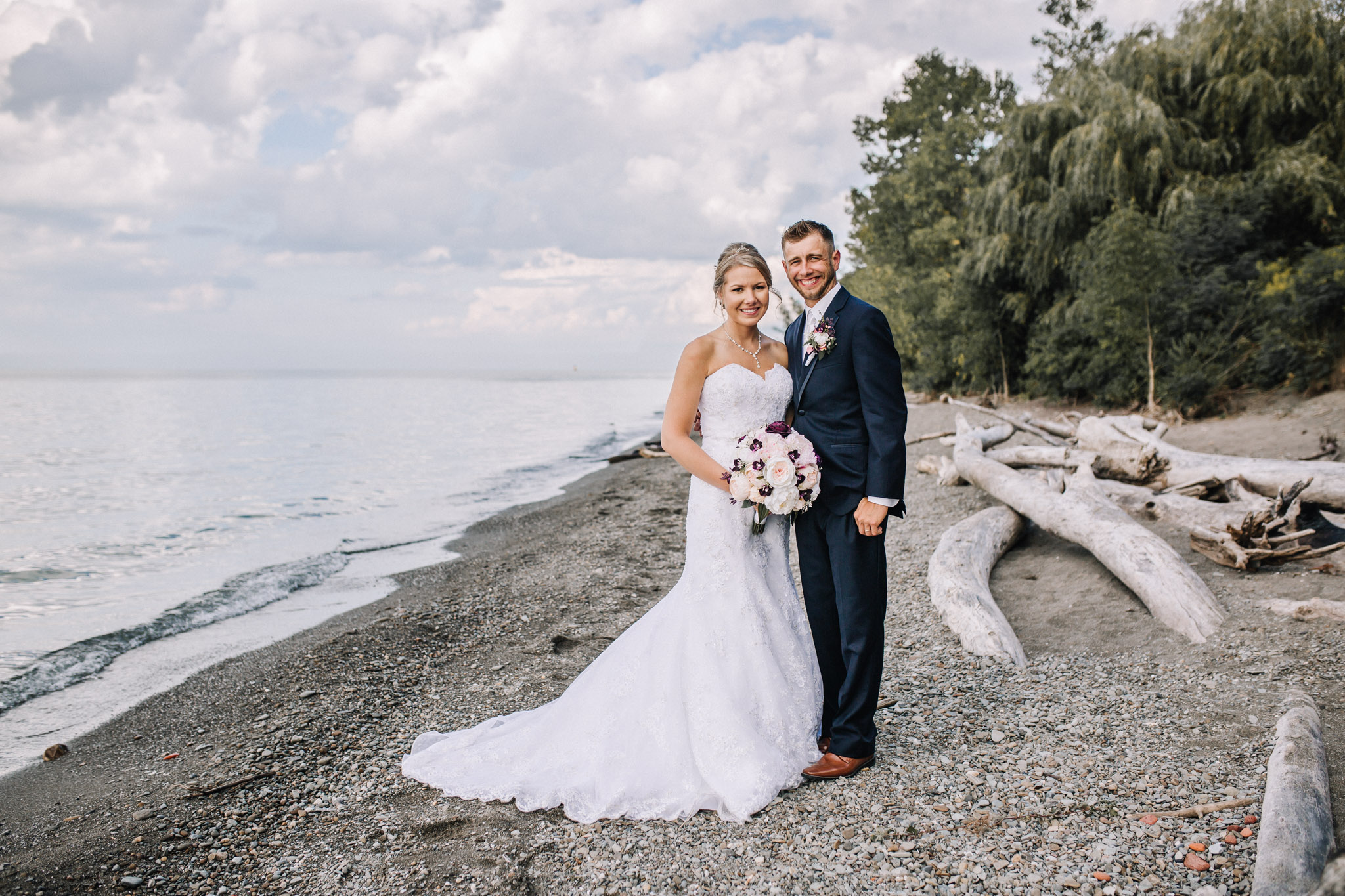 Mr. & Mrs. Kempinski - Lake Erie Bluffs - Northeast Ohio Wedding Photographer