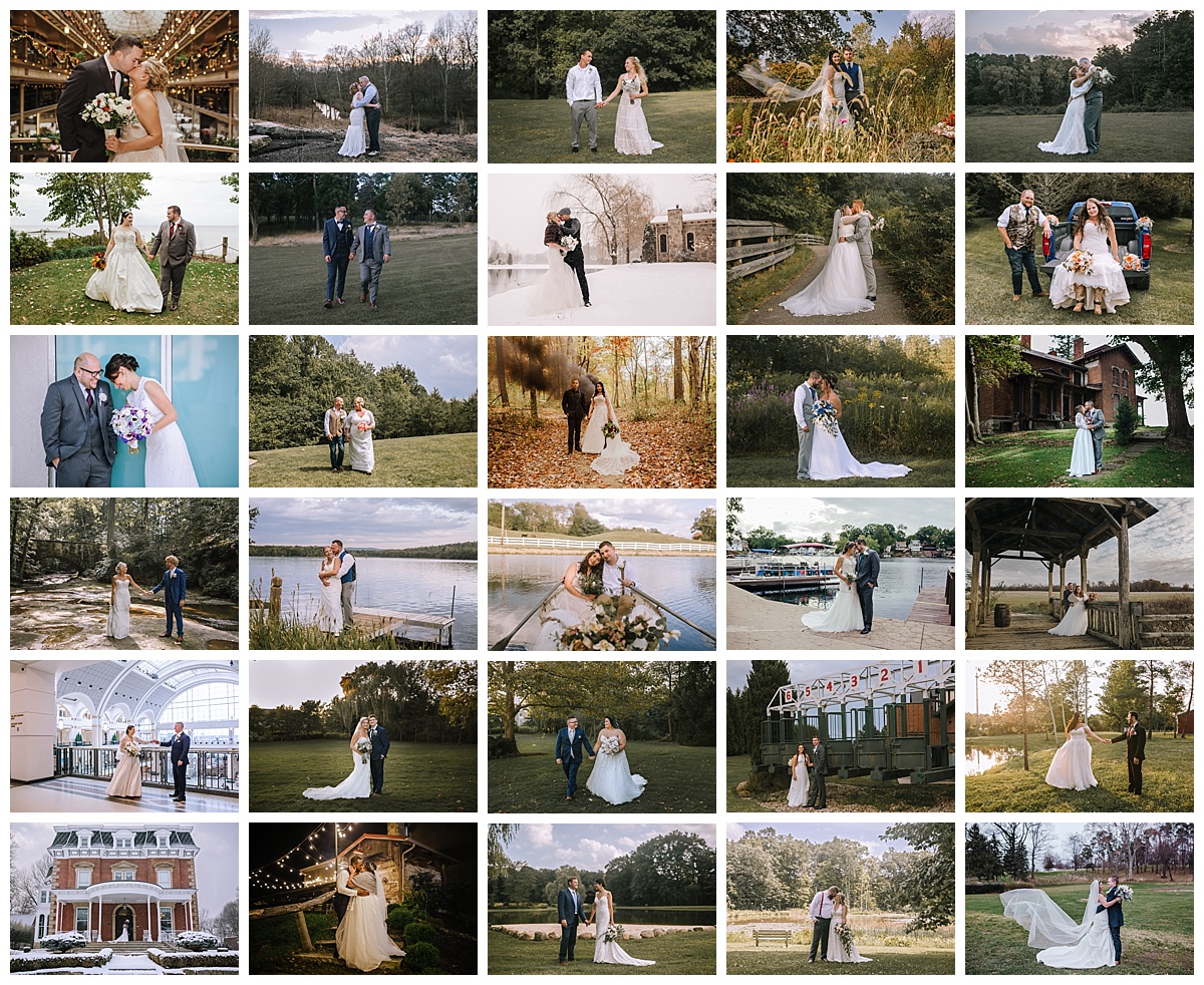 Every wedding from 2019! From Cleveland, to Maine, to Miami, and even Hocking Hills!